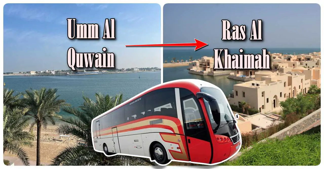 distance from umm al quwain to ras al khaimah