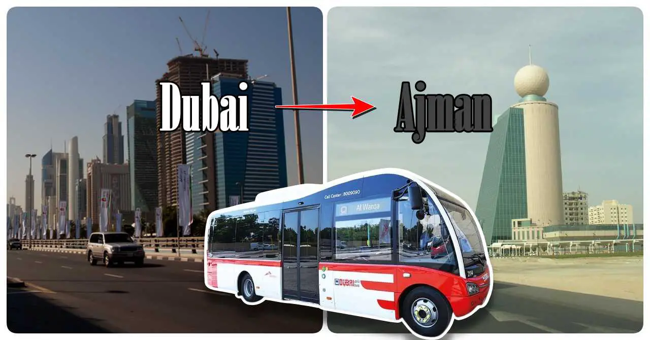 bus from dubai to ajman timings