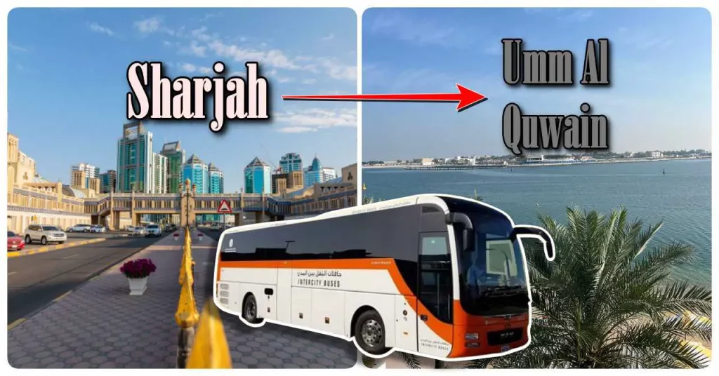 sharjah to umm al quwain bus timing