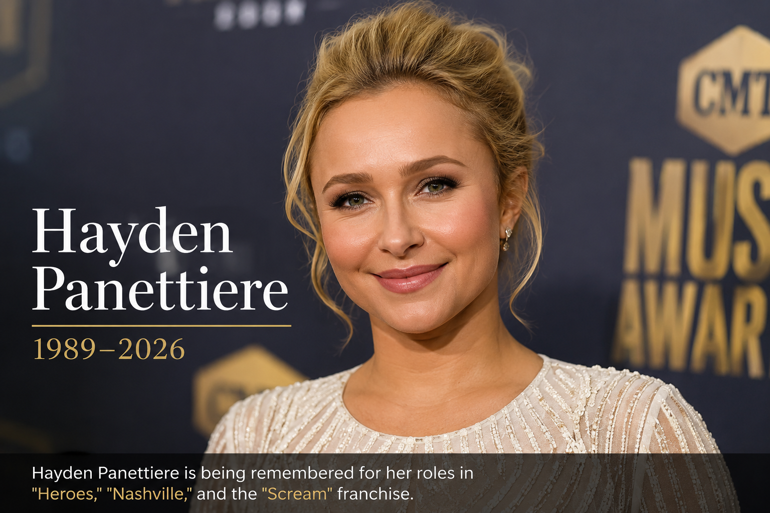 Hayden Panettiere, star of Heroes and Nashville, at a public event